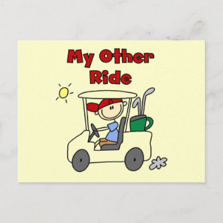 Golf Cart Sonstiges Reisemaschinen und -geschenke Postkarte