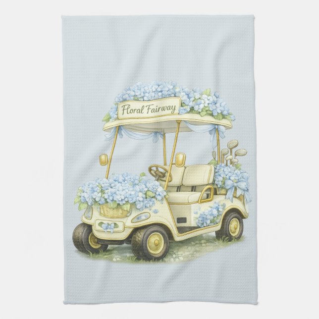 Golf Cart Tea Towel Gift for Women Geschirrtuch (Vertikal)