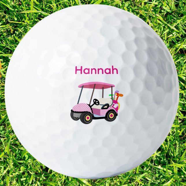 Golf Cart von Pink und White Girl Golfball (Von Creator hochgeladen)