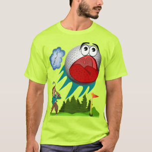 Golf Cartoon T-Shirt