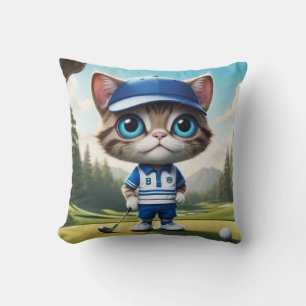 Golf Cat Kissen