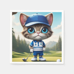 Golf Cat Serviette