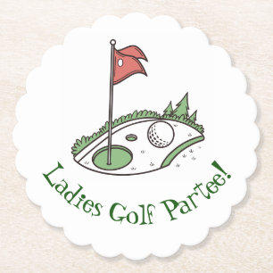 Golf Celebration Party Untersetzer