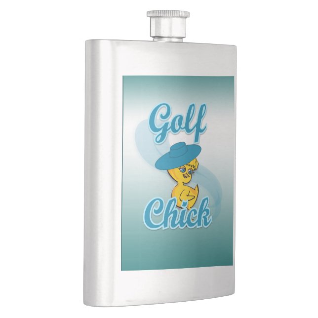 Golf Chick #3 Flachmann (Rechts)
