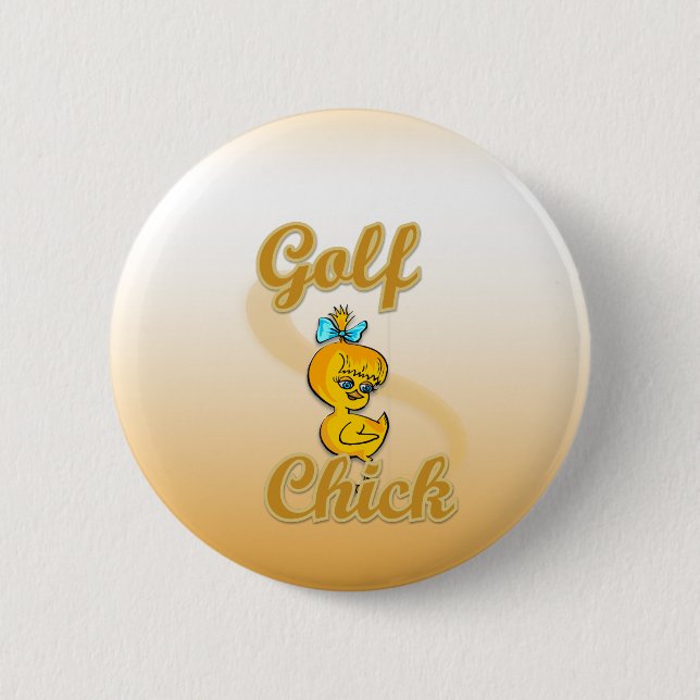 Golf Chick Button (Vorderseite)