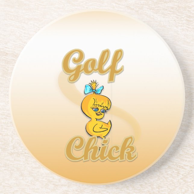 Golf Chick Untersetzer (Vorne)