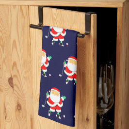 Golf Christmas Holiday Gift Kitchen Towel Geschirrtuch