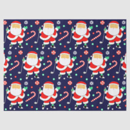 Golf Christmas Holiday Gift Seidenpapier