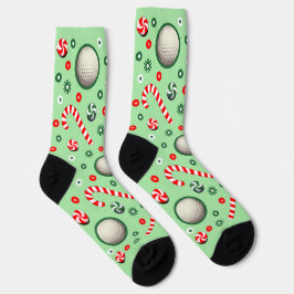 Golf Christmas Holiday Gifts Socks Socken
