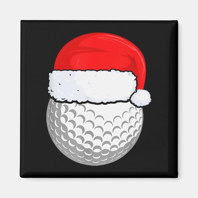 Golf Christmas Pajama Shirt, Men Women Kids  Magnet (Vorne)