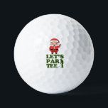 Golf Christmas Par T-Shirt mit dem Santa Claus Gol Golfball<br><div class="desc">Golf Christmas Par T-Shirt mit dem Santa Claus Golfer</div>