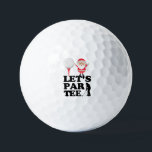 Golf Christmas Par T-Shirt mit dem Santa Claus Gol Golfball<br><div class="desc">Golf Christmas Par T-Shirt mit dem Santa Claus Golfer</div>
