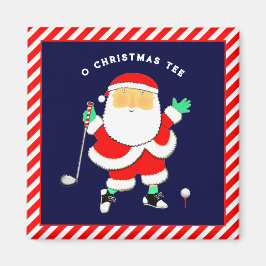 Golf Christmas Stocking Stuffer Magnet