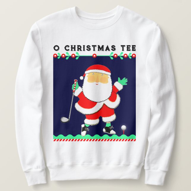 Golf Christmas Sweatshirt (Design vorne)