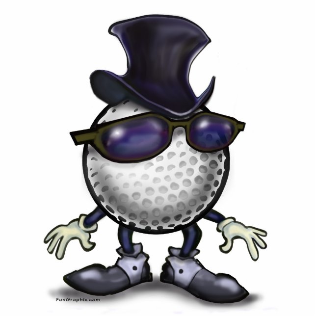 Golf Classic Freistehende Fotoskulptur (Vorne)