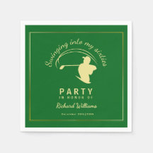 Golf Classic Green Golden Player Männer 60. Geburt