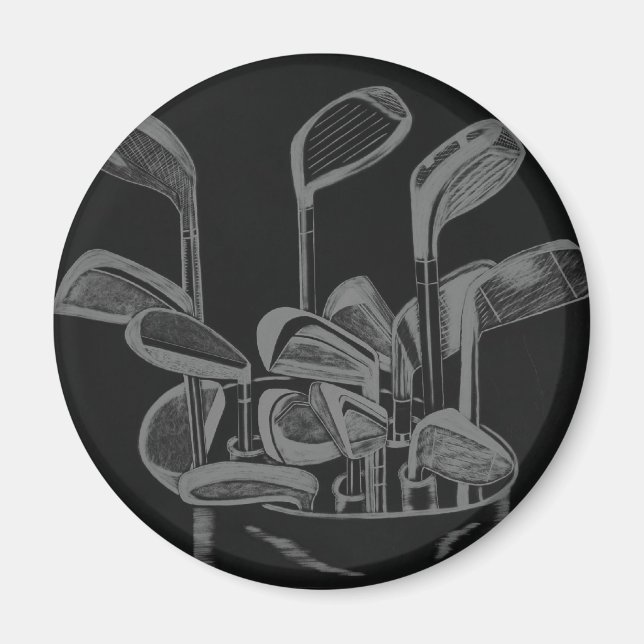 GOLF CLUB ART MAGNET (Vorne)