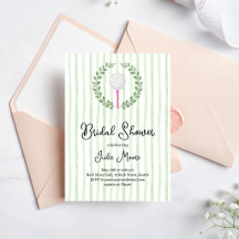 Golf Club Bridal Shower