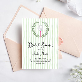 Golf Club Bridal Shower Einladung