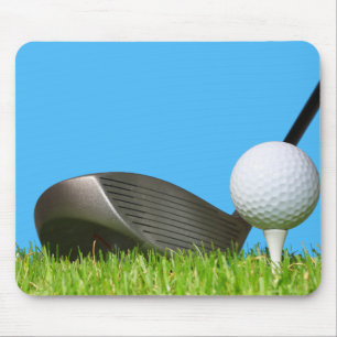 Golf Club Fahrer und Ball Mousepad