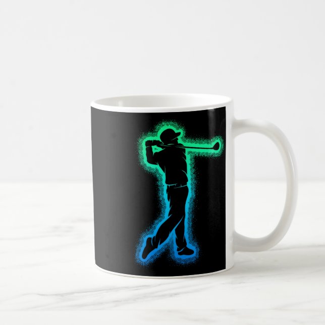 Golf Club Golfer Kinder Jungen Herren Golfspielen Kaffeetasse (Rechts)