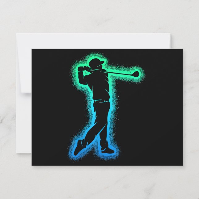 Golf Club Golfer Kinder Jungen Herren Golfspielen Save The Date (Vorderseite)