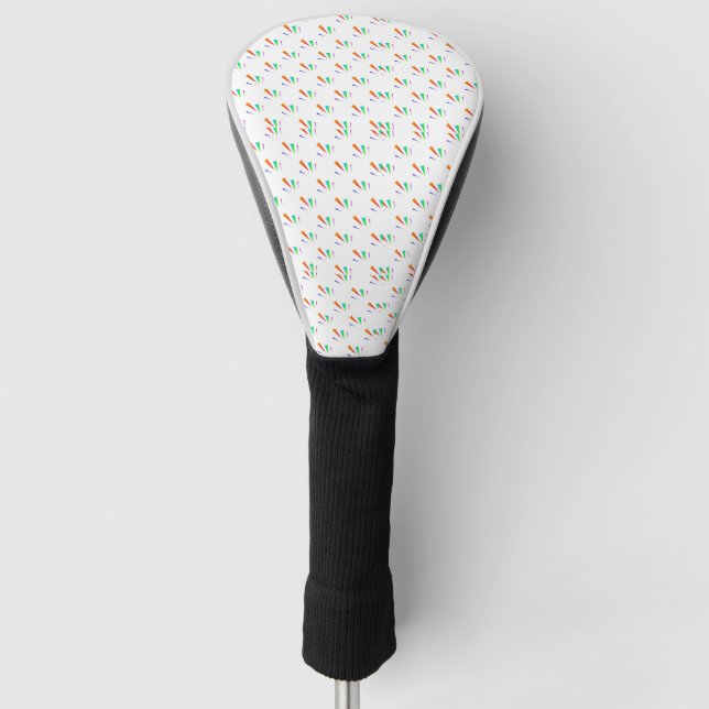 Golf club head cover with a sleek design headcover (Vorderseite)