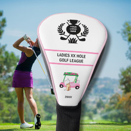 Golf Club Ladys League Logo personalisieren Headcover