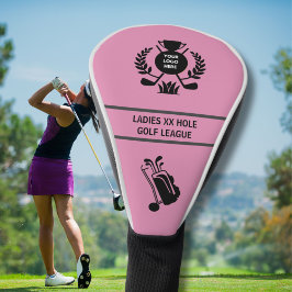 Golf Club Ladys League Logo personalisieren Headcover