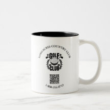 Golf Club League Phone Logo QR Code