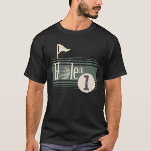 Golf Club Loch in einem Golfplatz Golfer T-Shirt v