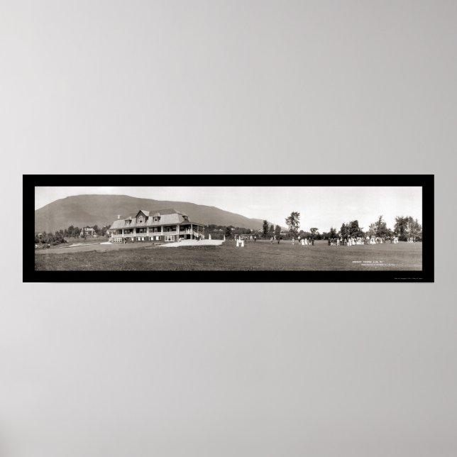 Golf Club Manchester Foto 1911 Poster (Vorne)