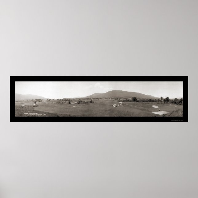 Golf Club Manchester Foto 1911 Poster (Vorne)