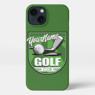 Golf Club NAME Pro Golfer Player Personalisiert iPhone 13 Hülle