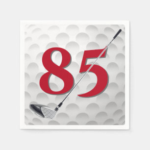 Golf Club Napkins 85. Geburtstag Serviette