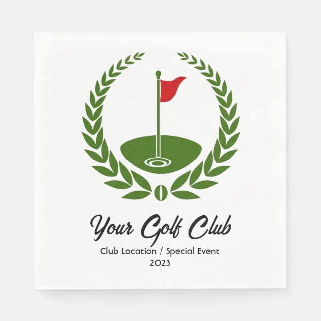 Golf Club Party Lugano Serviette (Vorderseite)