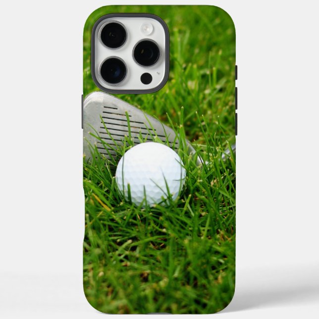 Golf Club und Golf Ball Case-Mate iPhone Hülle (Rückseite)