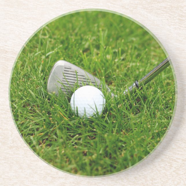 Golf Club und Golf Ball Untersetzer (Vorne)