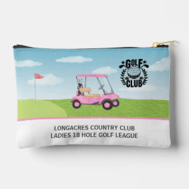 Golf Club Women's League Pink Cart Logo Zubehörtasche