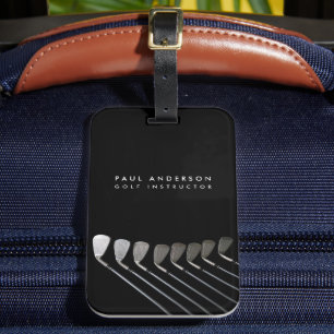 Golf Clubs Art Golf Coach Name für Golfspieler Gepäckanhänger
