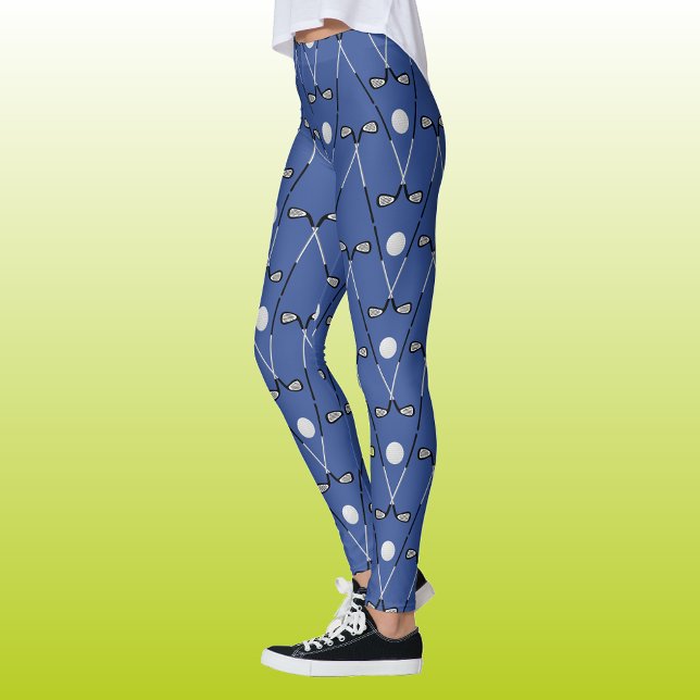 Golf Clubs cool blau Leggings (Von Creator hochgeladen)