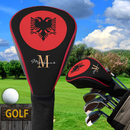 Golf Clubs für mit Monogramm und Albanien Headcover