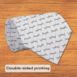 Golf Clubs Muster smart grau Krawatte