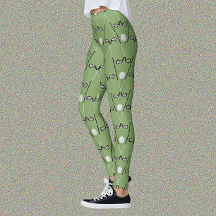 Golf Clubs weichen grün Leggings
