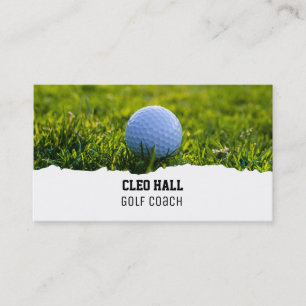Golf Coach Business Card Visitenkarte