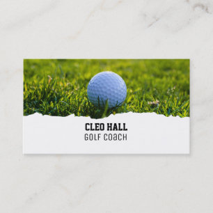 Golf Coach Business Card Visitenkarte