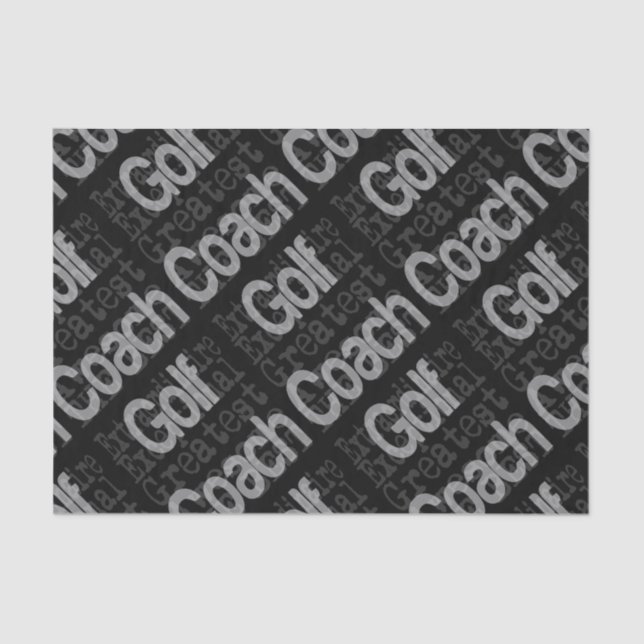 Golf Coach Extraordinator Seidenpapier (Vorderseite)