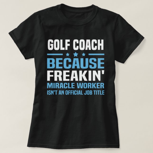 Golf Coach T-Shirt (Design vorne)