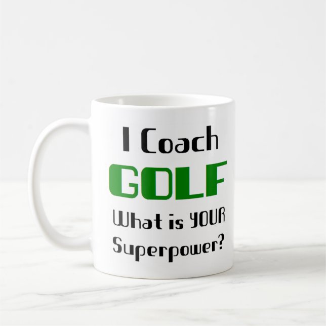 Golf Coach Tasse (Links)