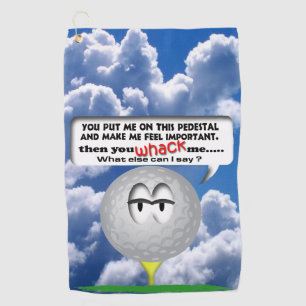 Golf-Comicen Golfhandtuch